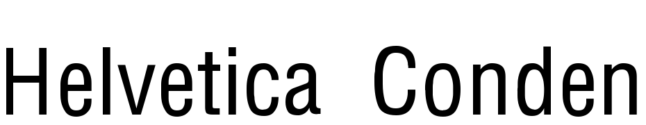 Helvetica Condensed Thin Font Download Free